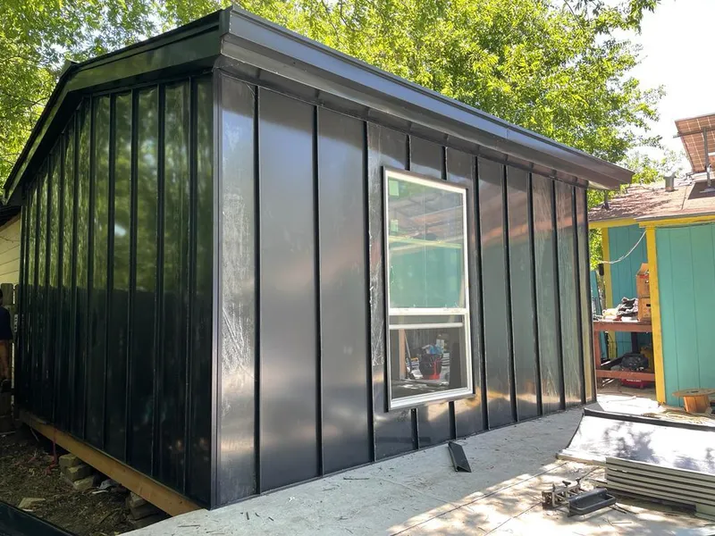 Black standing seam metal wall panels for Metal Roof Installation in Napili-Honokowai